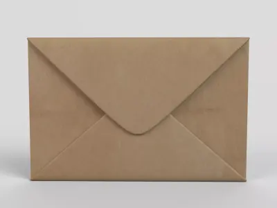 Mail Envelope 3D model