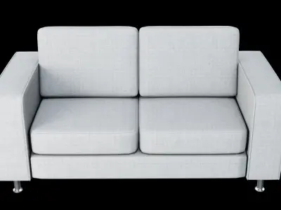 Indivi Modern Two Seater Sofa 3D model