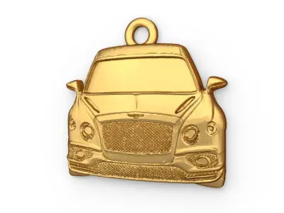 car pendant-07 printable jewelry  3D print model