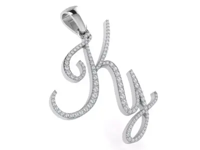 Ky Diamond Pendant 2798 3D print model