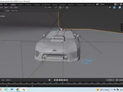 derby lexus lfa  3D model
