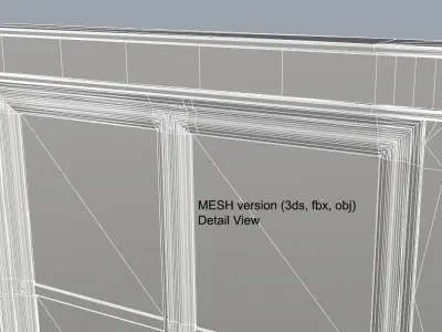Small Rectangular Window 3D model