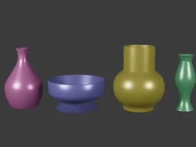 Vase Pack 3D model