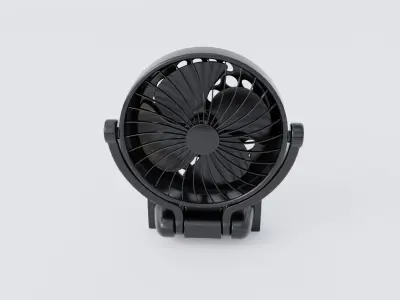 Wall Mount Fan Low-poly 3D model