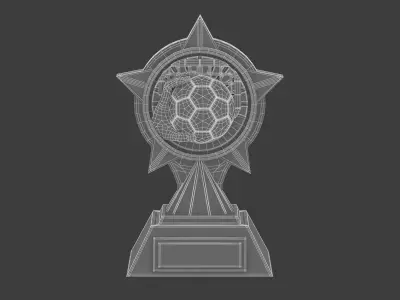 Handball Trophy 3D model