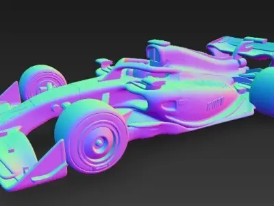 Formula1-Auto 3D print model