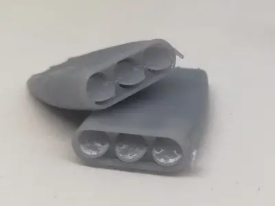 3d printable model car scoop hi-poly 3D print model