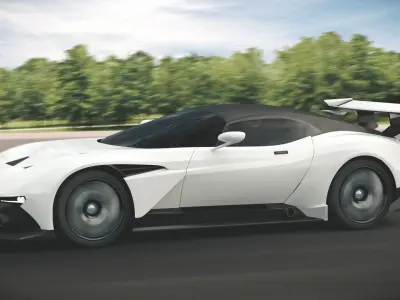 Aston Martin Vulcan Low-poly 3D model