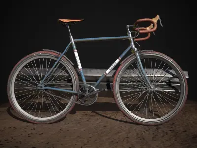 Bike Vintage bicycle 3D model