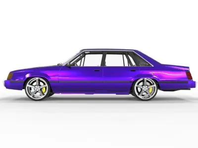 Generic Granada 1981 Ltd Tunning Edition 3D model