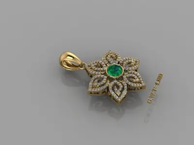 FASION PENDANT 3D model purchase