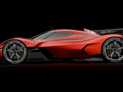 Alfa Romeo 8C-R Tazio 3D model