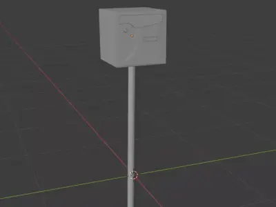 Mail Box Free low-poly 3D model