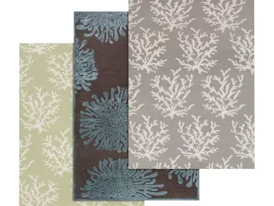 Rug Set 1195 3D model