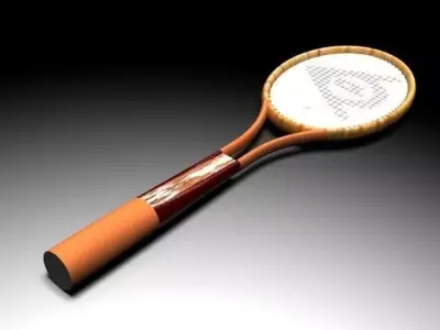 Tennis Racquet 3D model get