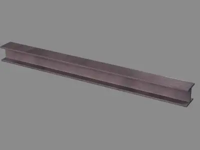 Iron Beam Low-poly 3D model