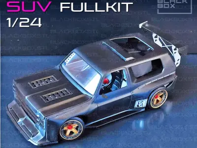 V8 TIME ATTACK SUV FULL MODELKIT 1-24th 3D print model