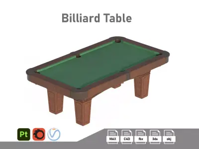 Billiard Table  3D model