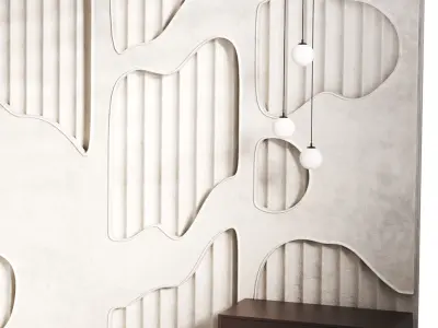 Decorative Wall panel  65 3D model