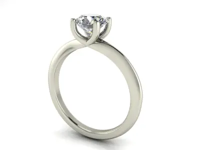 Women ring 3dm stl render detail 3D print model 6