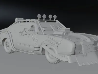 Apocalypse Master Low-poly 3D model