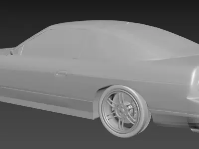 Nissan S13 200SX 1990 High Poly model MTL MAX OBJ FBX 3D model