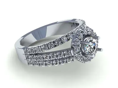 Great Love Wedding Ring 365 3D print model