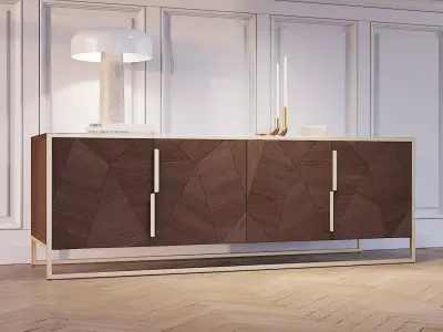 lowboard harry with deco 3D model