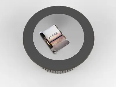 Contemporary Outdoor Table 3D model