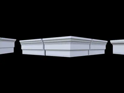 140 Ceiling Base Mesh Pack Low-poly 3D model