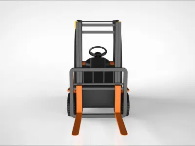 forklift truck 3D model