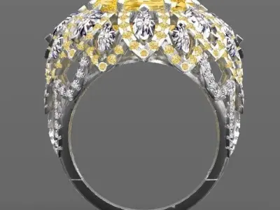ring  female 3D print model