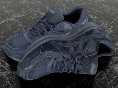 ASICS 3D SHOES Low-poly 3D model