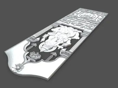 Door pattern god gonesh picture  3D model