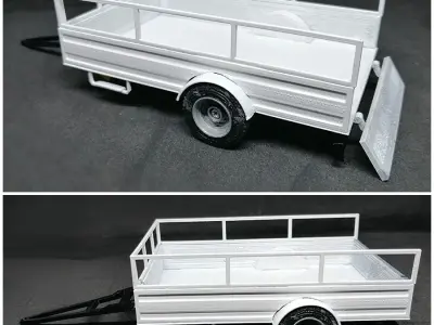 Trailer scale metal 3D print model