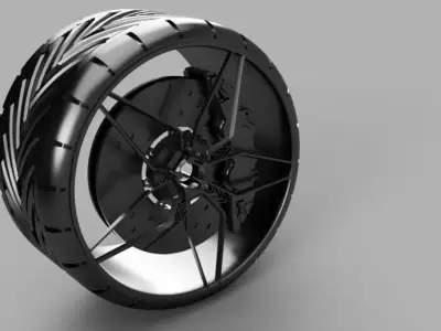 Car Tire  3D model by sayed234 from CGTrader