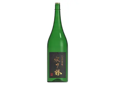 Japnese sake bottle 3D model