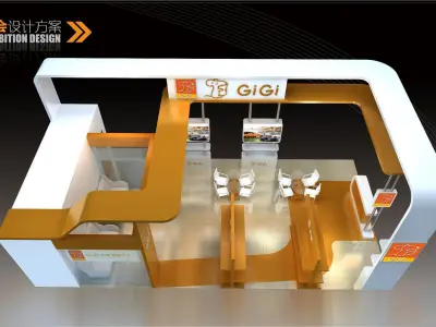 Exhibition - Area - 12X6-3DMAX2009-011 3D model