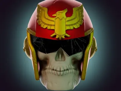  Captain Falcon Skull Helmet 3D print model