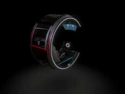 Hover Bike 3D model from CGTrader