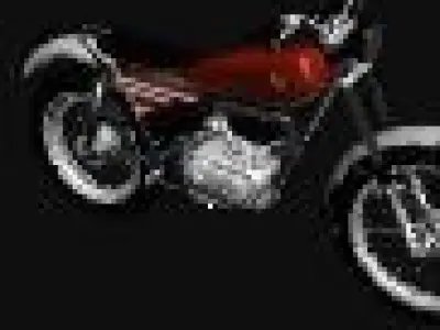 BULTACO SHERPA T Low-poly 3D model