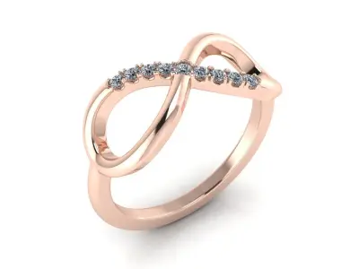 Infinity Ring 3D print model buy