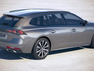 Peugeot 508 SW 2019 3D model
