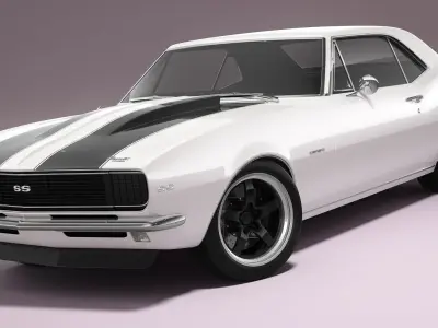 Chevrolet Camaro 1967 Pro Touring 3D model