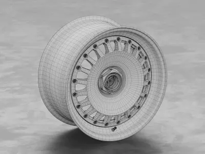 Ronal Racing Centerlock Wheel 3D Model 3D model