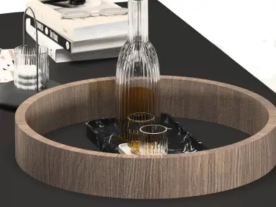 Decorative-table-set 01 3D model