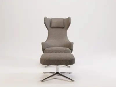 Grand Repos and Ottoman 3D model