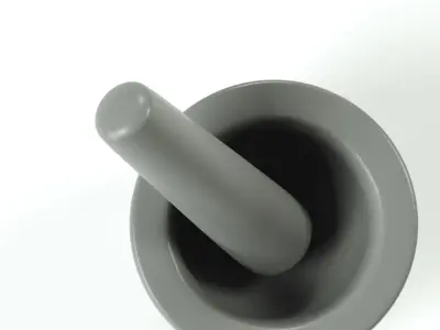 polypasta - mortar with pestle 03 3D model