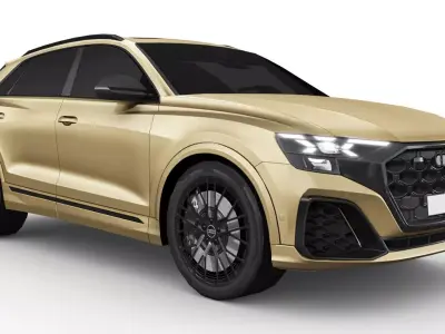Audi Q8 2024 Low-poly 3D model