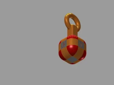 Pendant hook with handle Free 3D print model